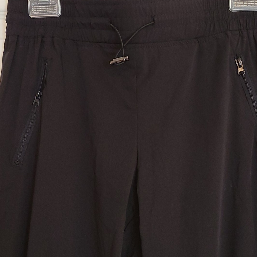 Prismsport Black Drawstring Lightweight Joggers, M - image 2